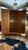 Vintage Gold Painted Wardrobe Cabinet For Sale - Image 4 of 4