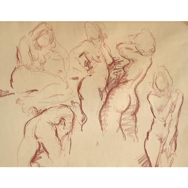 Jan De Ruth 1922 - 1991 Czech-American artist Nudes Pastel 16 x 12.25 in. Signed Framed Jan De Ruth is best known for his...