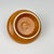 Brownish-orange ceramic trinket dish from the Italian manufacturer Gabbianelli. Embossed mark: Circa 70 Weight: 560 g...