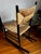 Mid 20th Century Italian Otto Gerdau Rush Seat Rocking Chair For Sale - Image 5 of 13