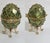 Late 20th Century Lot of 2 Decorative Eggs – Abalone Shell Mosaic & Monet Green Enamel Egg Box For Sale - Image 5 of 10
