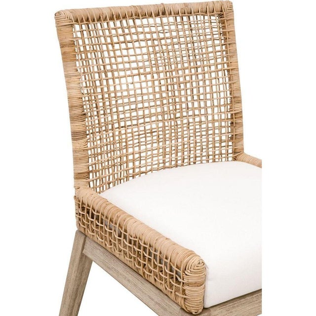Brown Essentials For Living Seaside Performance Fabric Dining Chairs - Set of 2 For Sale - Image 8 of 9