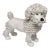 Vintage Hollywood Regency Spaghetti Poodle Sculpture Circa 1950's For Sale