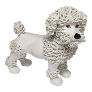 Vintage Hollywood Regency Spaghetti Poodle Sculpture Circa 1950's
