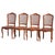Vintage Louis XV Style Wood and Cane Dining Chairs, 1980s, Set of 4 For Sale - Image 18 of 18