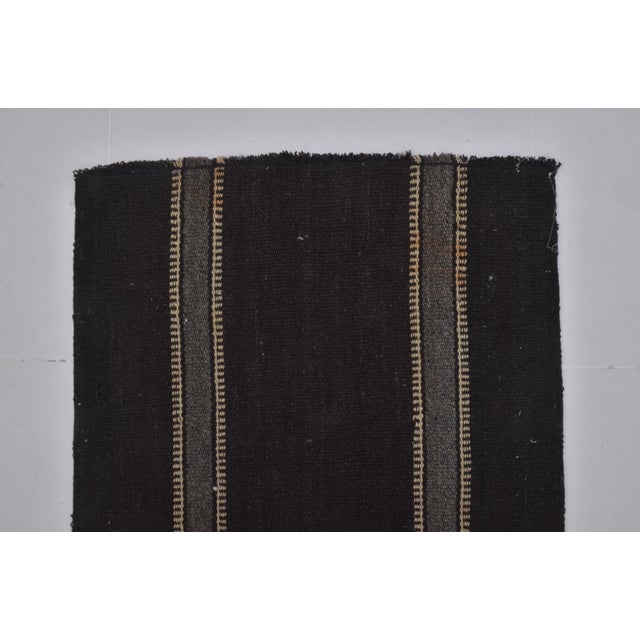 Vintage Anatolian Stripe Kilim Runner For Sale - Image 9 of 9