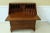 Glass 1950s Colonial Edison Institute Inlaid Cherry Slant Front Desk For Sale - Image 7 of 13