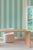 Clubhouse Stripe Grasscloth Wallpaper by House Party | Wisteria Blue & Mint Julep | 8 Yards For Sale - Image 10 of 11
