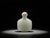 White Jade Snuff Bottle Hand Carved Minimalist Timeless Ming Style For Sale - Image 9 of 13