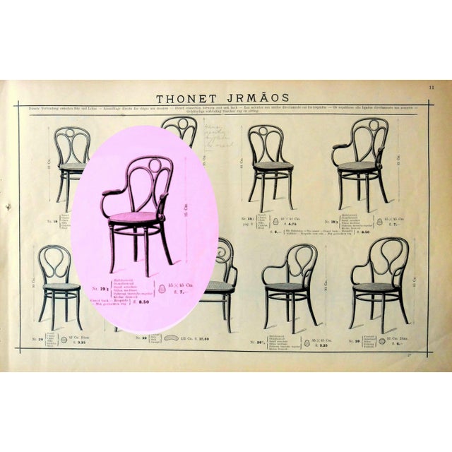 Art Nouveau Armchair from Gebrüder Thonet, 1910 For Sale - Image 12 of 12