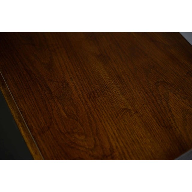 1970s Campaign 2 Door Chest by Dixie Furniture Act II Collection - a Single Unit For Sale - Image 12 of 13