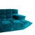 Modern Fabric Corner Cloud 7 Sofa in Blue Turquoise from Bretz For Sale - Image 3 of 14