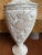 Vintage 19” French Whitewash Terracotta Lidded Urn For Sale In Los Angeles - Image 6 of 13