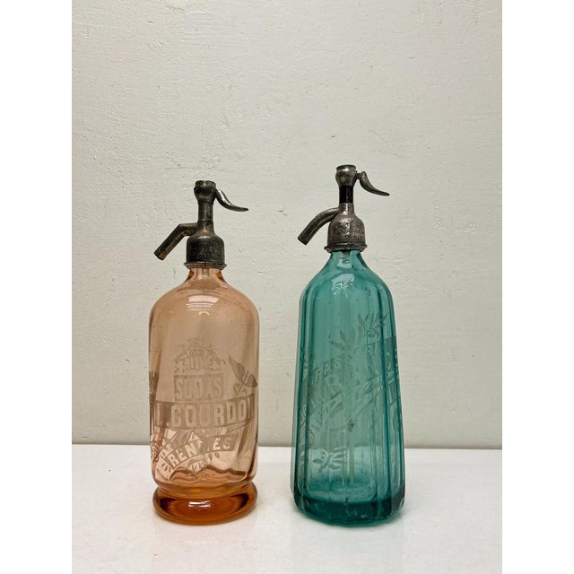 Two Antique French soda/ syphons from the 1920s Imprint: - Brasserie de la Rance Dinan - Soda's Gourdon- Rennes Bring a...