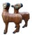 These charming 1960s paper mache deer bring a whimsical touch and timeless tradition to any holiday or home décor....