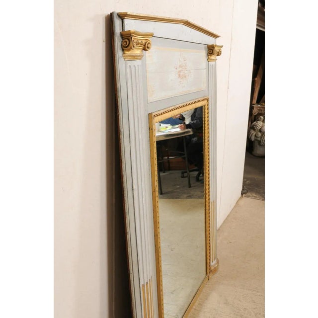 French Overmantle Mirror, 19th Century For Sale - Image 4 of 10