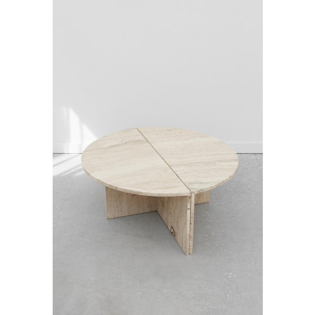 Stone 1970s Travertine Modular Coffee Table For Sale - Image 7 of 13