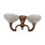 French Art Deco Wall Lights, 1940s, Set of 2 For Sale