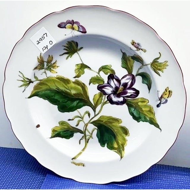 Mottahedeh 1980s Chelsea Botanical Plates by Mottahedah, Set of 12 For Sale - Image 4 of 10
