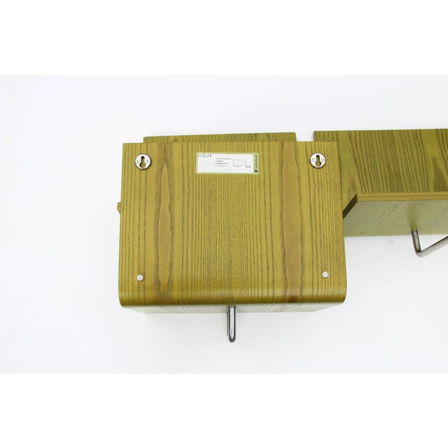 Postmodern Green Wall-Mounted Mensolo Coat Rack from Schönbuch, 1980s, Set of 3 For Sale - Image 12 of 14