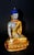 Traditional Late 20th Century Natural Rock Crystal Gilt Bronze Buddha Nepal Authenticity Seal For Sale - Image 3 of 18