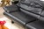 Postmodern Postmodern Alanda Italian Black Leather Sofa by Paola Pive for B&b Italia For Sale - Image 3 of 8