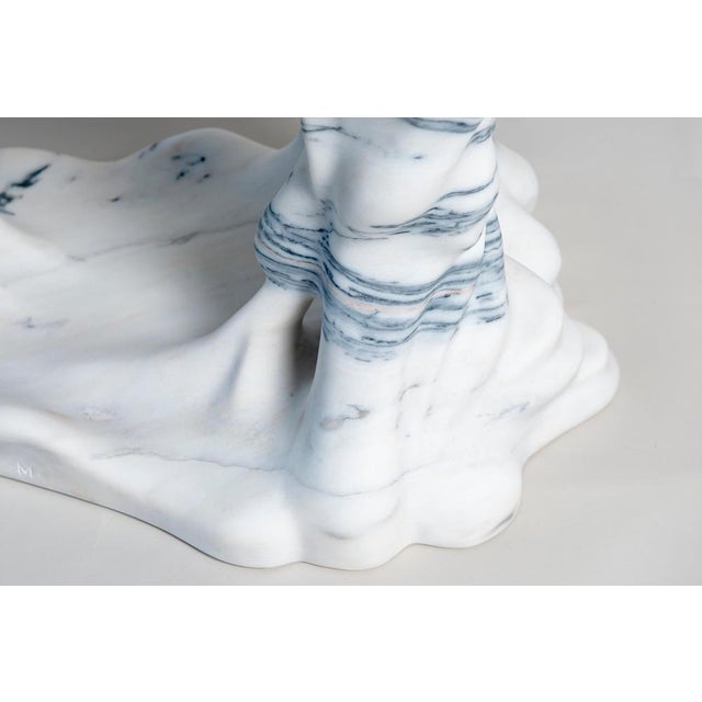 Not Yet Made - Made To Order Marsili Handmade Coffee Table in White Marble by Manta For Sale - Image 5 of 18