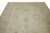 Early 21st Century Cream & Blue Floral Design Handwoven Wool Turkish Oushak Rug 8'2" X 10'6" For Sale - Image 4 of 8