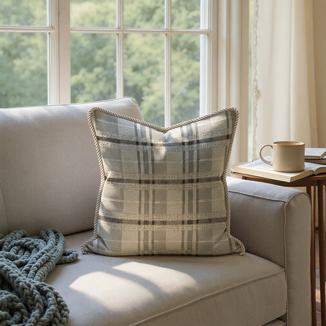 Roper Natural Down Filled 24x24 Pillow For Sale In Chicago - Image 6 of 9
