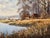 Farmhouse by a River in the English Countryside by 20th Century British Artist 1975 Circa For Sale - Image 11 of 18