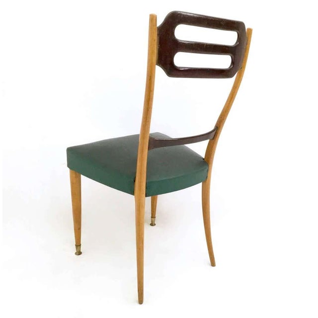 Mid-Century Modern Vintage Dining Chairs Set of 3 For Sale - Image 3 of 13