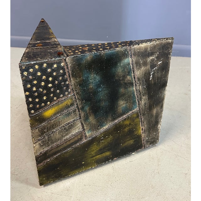 Metal 1967 Signed Pair of Paul Evans Exceedingly Rare Side Tables or Coffee Table For Sale - Image 7 of 17