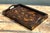 Wood Vintage Tessellated Coconut Shell Tray For Sale - Image 7 of 10