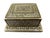 Brown Luxury Vintage Mother of Pearl Inlaid Wooden Cigarette Box for 40 Cigarettes For Sale - Image 8 of 13