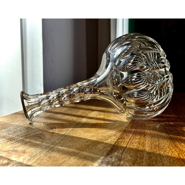 Edwardian Sherry Decanter in Deep Petal-Cut Crystal, 1905 For Sale - Image 11 of 12