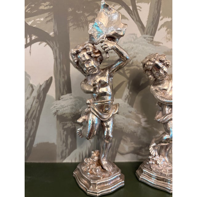 A Set of Four Italian Sterling Silver Models of Dancing Bacchus, Pradella Ilario for Buccellati, Milan For Sale - Image 9 of 12