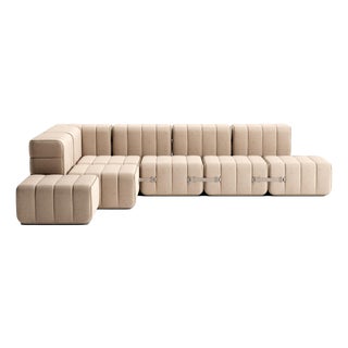 Modular Corner Sofa in Dama Fabric from Ambivalenz, Set of 12 For Sale
