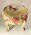 1960s Vintage French Tapestry Footstool – Hand-Made Rooster & Floral Needlepoint. For Sale - Image 5 of 14