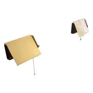 Metal Sconces attributed to J. J. M. Hoogervorst for Anvia, 1950s, Set of 2 For Sale