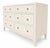 Contemporary Made Goods Faux Belgian Linen 6-Drawer Dresser With Brass Hardware For Sale - Image 3 of 7