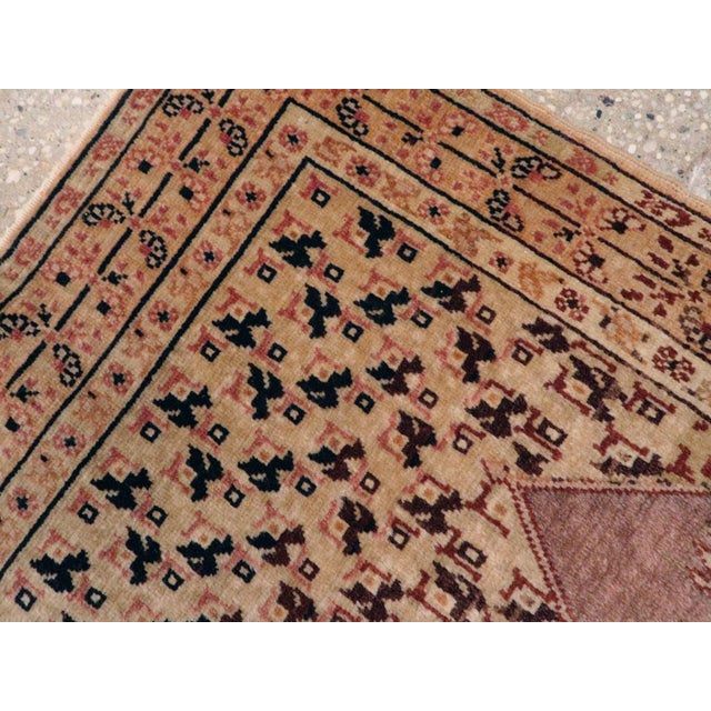 Textile Galerie Shabab Collection Early 20th Century Turkish Sivas Throw Rug For Sale - Image 7 of 8