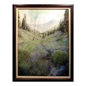 Dave Iles Boreas Mountain Colorado Hand Signed Original Painting on Canvas