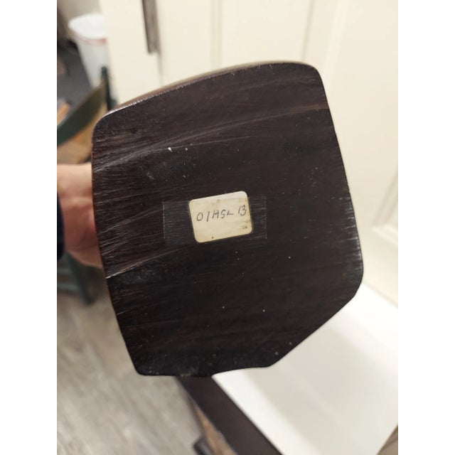 Buster Crabbe Vintage Hand Carved Rosewood Sculpture For Sale - Image 10 of 12