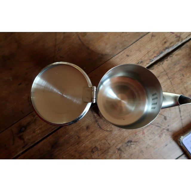 Minimalist 18/10 Stainless Steel Teapot With Integrated Strainer, 2001 For Sale - Image 4 of 10