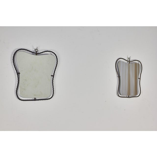 Mirrors by Max Ingrand for Fontana Arte, 1950s, Set of 2 For Sale - Image 10 of 10
