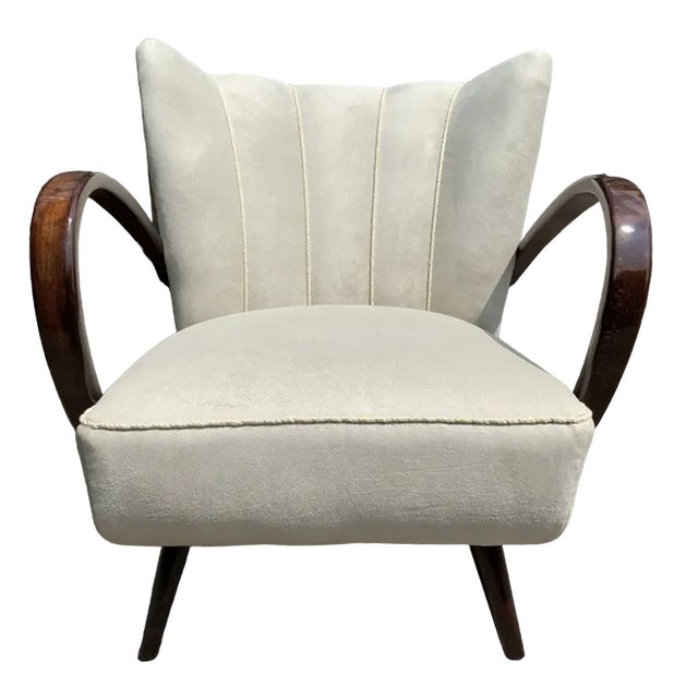 Art Deco Lounge Chair by Jindřich Halabala for Up Závody, 1930s For Sale