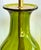 Large Pair Blenko Mid Century Olive-Green Ribbed Vases Now as Lamps For Sale In San Francisco - Image 6 of 7