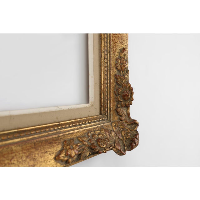Gold Baroque Gilded Painting Frame in Wood, France, 1900s For Sale - Image 8 of 11