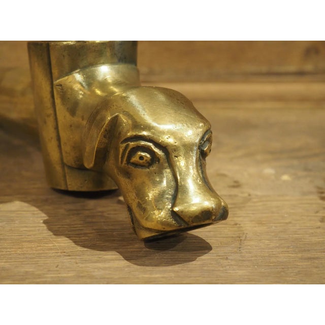 French Antique French Bronze Dog Form Wine Barrel Spout, Circa 1870 For Sale - Image 3 of 9