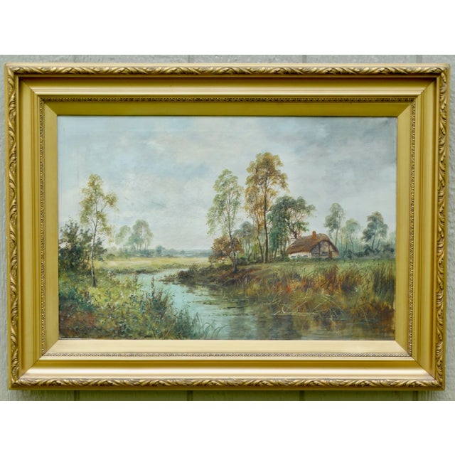 Stream in a Landscape Oil Daniel Sherrin 1868-1940 Listed Hammer Prices For Sale - Image 11 of 11